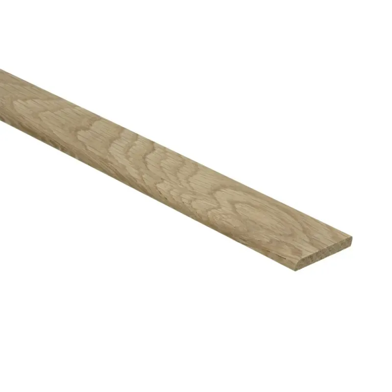 Afwerklijst 6x35 mm massief eiken