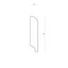 Franse plint 60x13 mm massief eiken