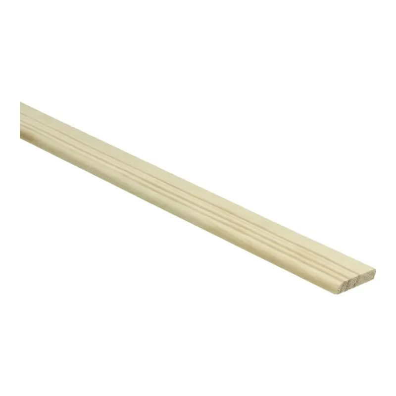Afwerklijst 5x23 mm massief Grenen
