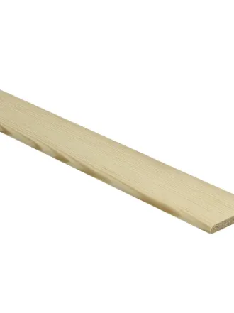 Afwerklijst 6x35 mm massief Grenen