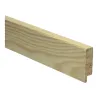 Rechte plint 54x15 mm massief Grenen