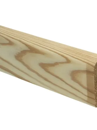 Koloniale plint 58x22 mm massief grenen