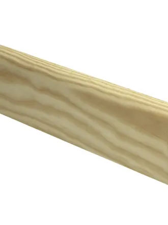 Franse plint 60x13 mm massief Grenen