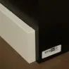 Eindstuk MDF Overzetplint 18x120 RAL9010 Links