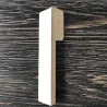 Eindstuk MDF Overzetplint 18x90 RAL9010 Rechts