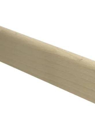 Franse plint 60x13 mm massief licht beuken