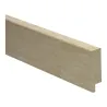 Rechte plint 54x15 mm massief licht beuken
