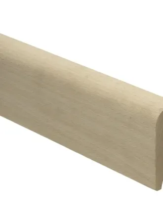 Koloniale plint 58x22 mm massief licht beuken