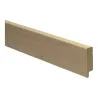 Rechte plint 54x15 mm massief gestoomd beuken