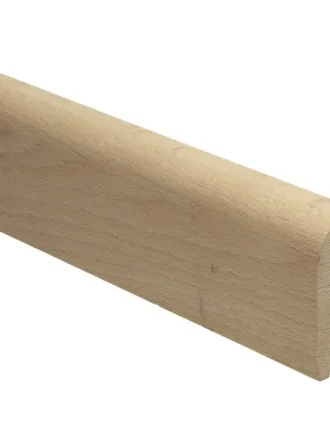 Koloniale plint 58x22 mm massief gestoomd beuken
