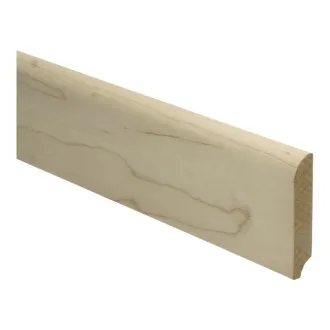 Franse plint 60x13 mm massief Ahorn