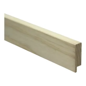 Rechte plint 54x15 mm massief Essen
